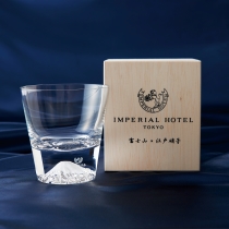 帝国ホテル　ロゴマーク入り　富士山グラス